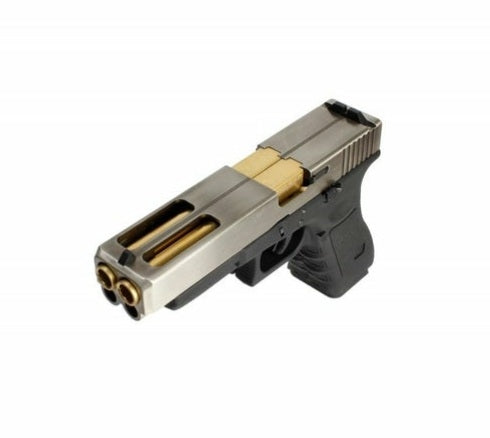 WE G34 DOUBLE BARREL GBB PISTOL SV