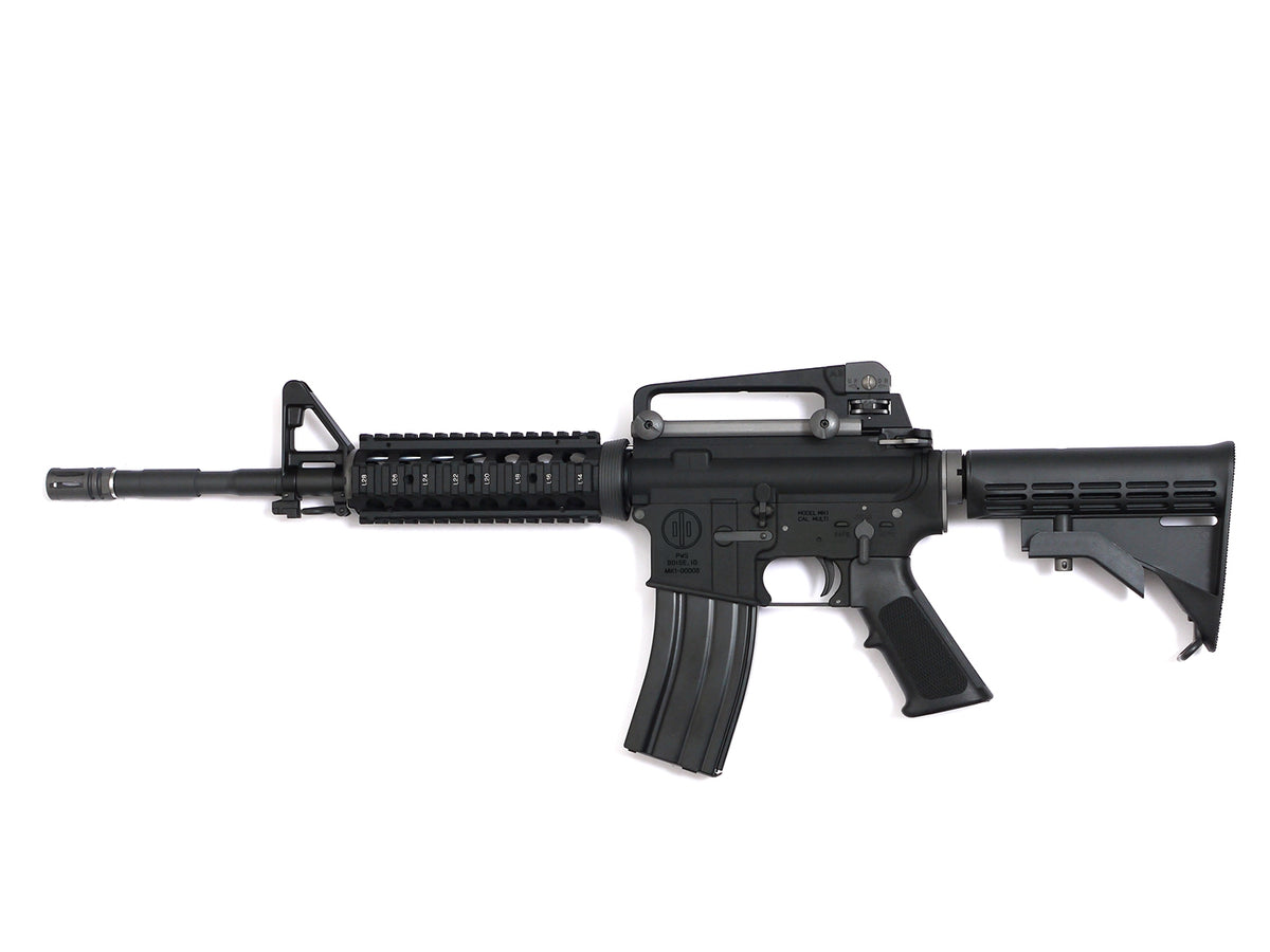TK CUSTOM / WE M4 RIS GBB RIFLE BK (PWS MARKING)