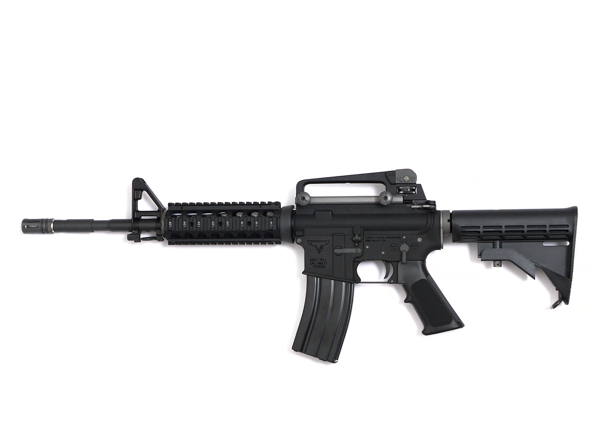 TK CUSTOM / WE M4 RIS GBB RIFLE BK (TTI JOHNWICK MARKING)