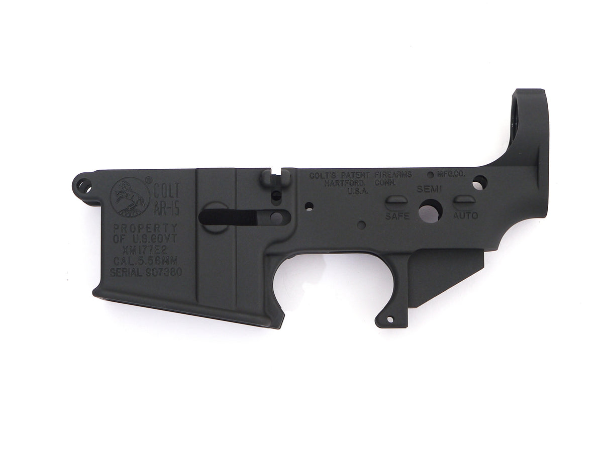 TK CUSTOM / WE XM177 GBB LOWER FRAME BK (XM177E2 MARKING)