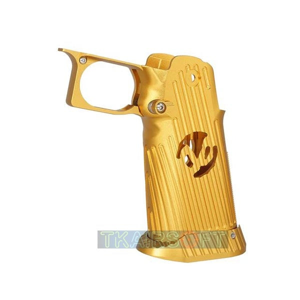 5KU CNC Aluminum INF Style Grip Type 4 For TM Hi-Capa (Gold)
