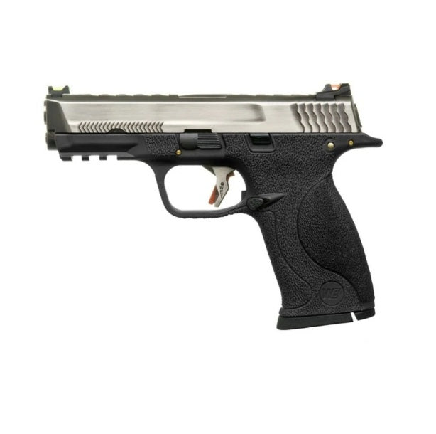 WE BIG BIRD / M&P9 T6A GBB Airsoft (Silver Slide / Silver Barrel / Black Frame)