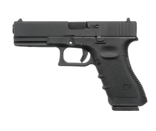 WE G17 DOUBLE BARREL GBB PISTOL BK