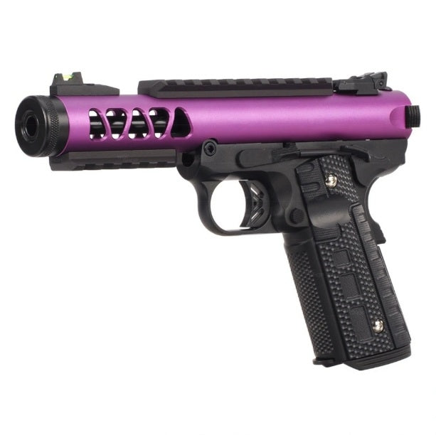 WE 1911 GALAXY GBB PISTOL (PURPLE SLIDE / BK FRAME) TYPE B