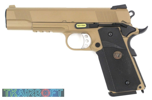 WE MEU RAIL GBB PISTOL TAN