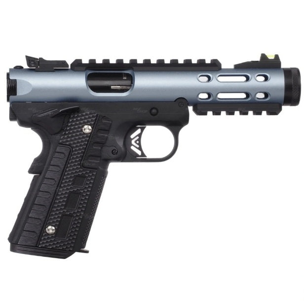 WE 1911 GALAXY GBB PISTOL (BLUE SLIDE / BK FRAME) TYPE A