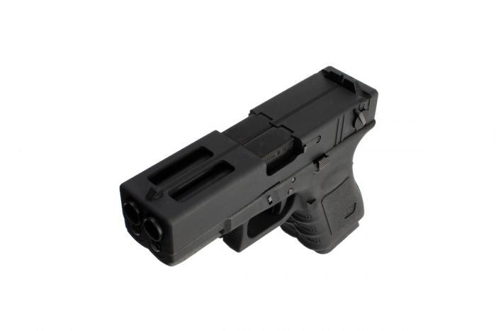 WE G23 DOUBLE BARREL GBB PISTOL BK