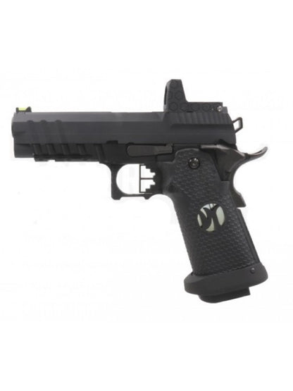 AW Custom HX2602 GBB Airsoft Pistol with Dummy Red Dot Sight (Black)