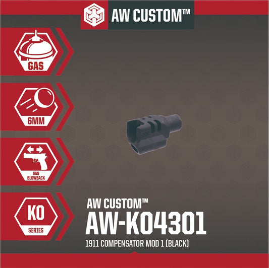 AW 1911 COMPENSATOR MOD 1 (BLACK)