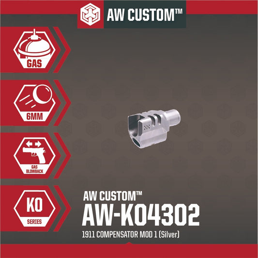 AW 1911 COMPENSATOR MOD 1 (SILVER)