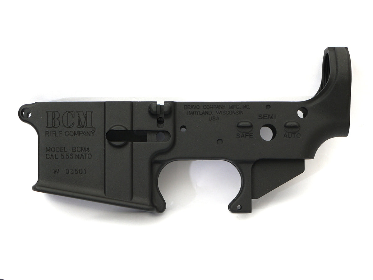 TK CUSTOM / WE M4 GBB LOWER FARME BK (BCM MARKING)