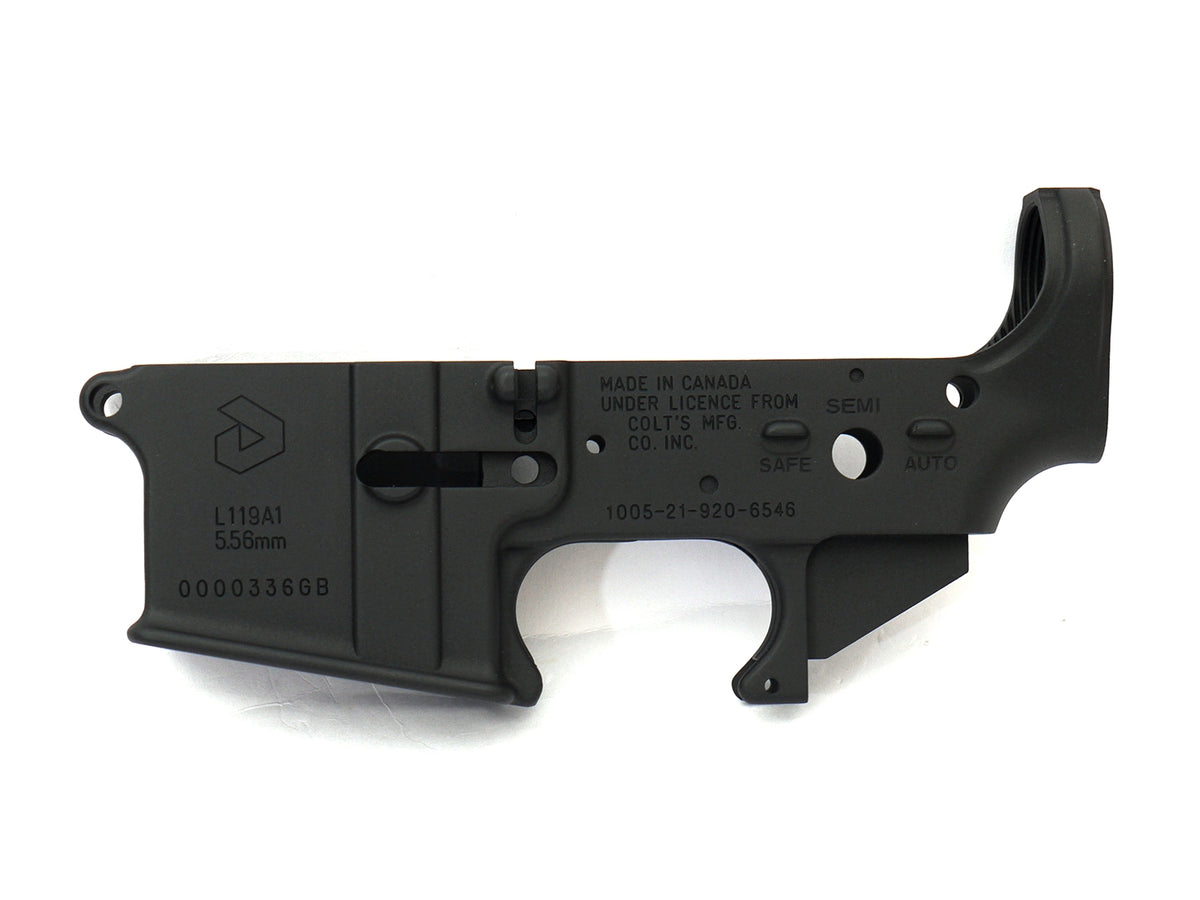 TK CUSTOM / WE M4 GBB LOWER FRAME BK (L119A1 MARKING)