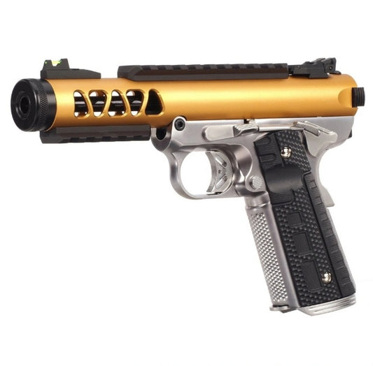 WE 1911 GALAXY GBB PISTOL (GOLD SLIDE / SV FRAME) TYPE B